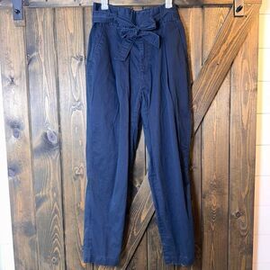 Polo Ralph Lauren High Waist Pleated Chino Pants Belted